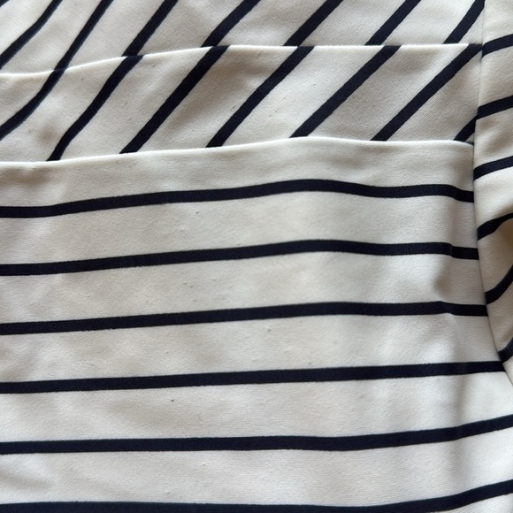 Tommy Hilfiger Blue and White Striped Halter One-Piece Swimsuit size 4 - Picture 9 of 9